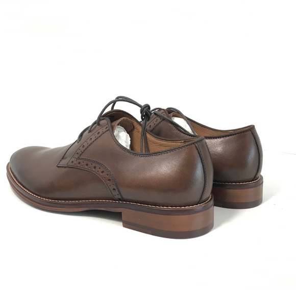 NIB!! J&M Conrad Plain Toe Mahogany Calfskin - Picture 3 of 5